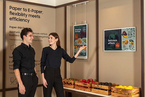 Визуальное решение Samsung – Color E-Paper серии EMDX